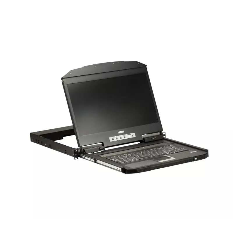ATEN CL3100NX 1U trumpo gylio USB VGA vieno bėgio LCD konsolė