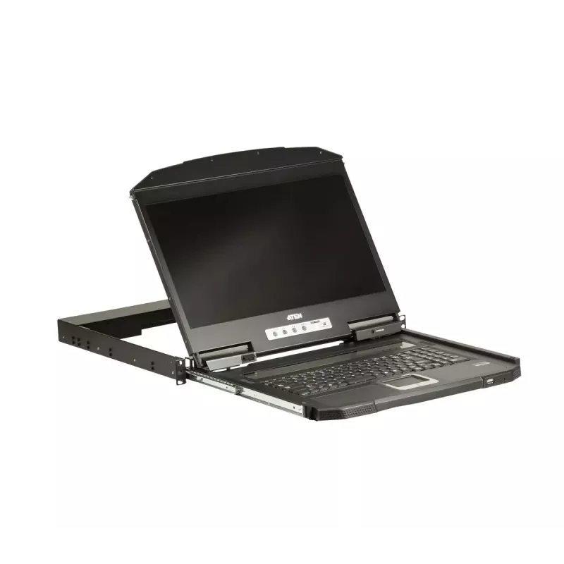 ATEN CL3100NX 1U trumpo gylio USB VGA vieno bėgio LCD konsolė