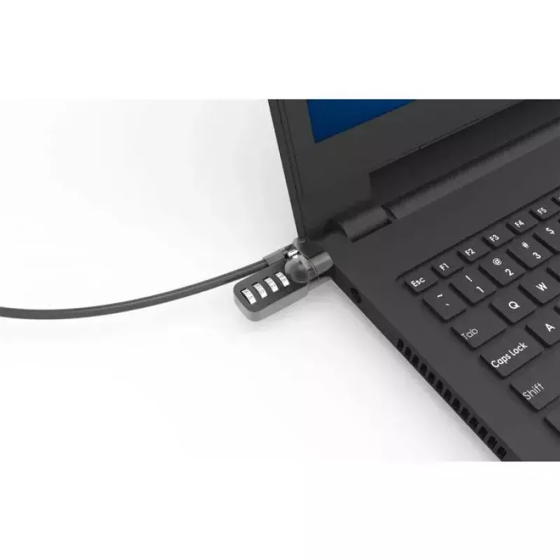 Kombinacinė spyna Compulocks CL37 T-bar apsauginis kabelio užraktas juoda