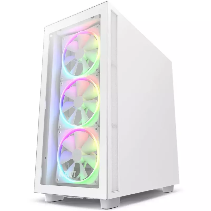Korpusas NZXT H7 Flow White Midi Tower