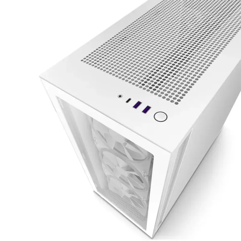 Korpusas NZXT H7 Flow White Midi Tower