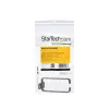 StarTech.com 1U vertikalus laikiklis kabelių valdymui D-Ring kabliukas - 4,5x10 cm