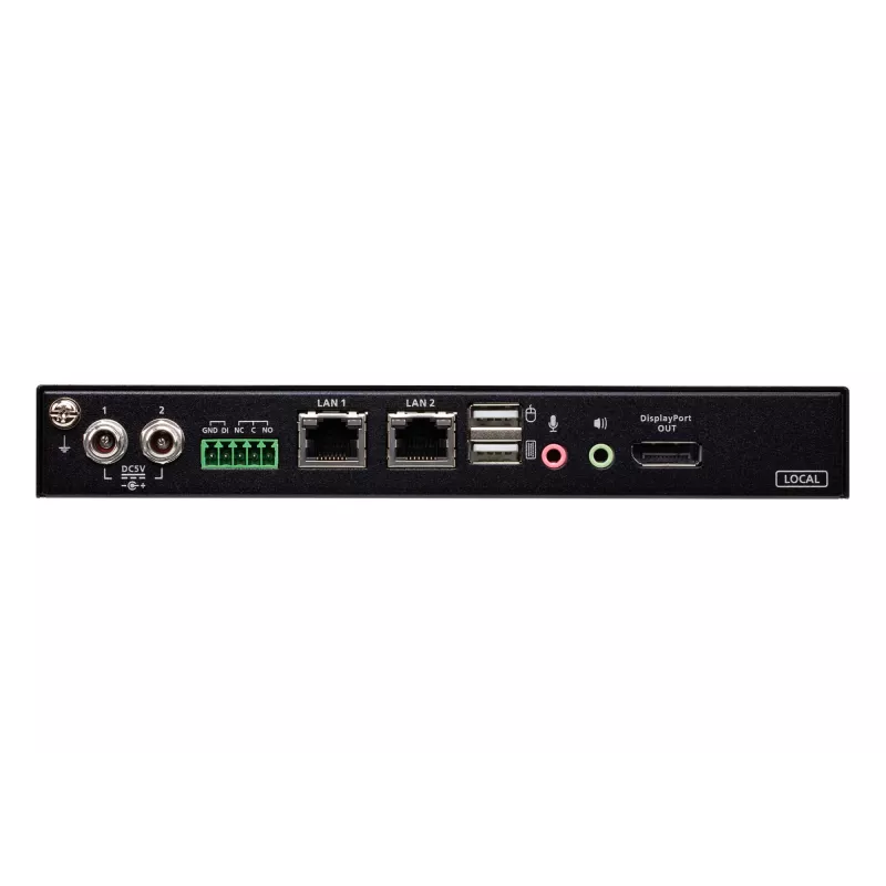 ATEN 1-Lokalus/Nuotolinis Bendro Prieigos Vieno Prievado 4K DisplayPort KVM per IP Perjungiklis