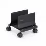 StarTech.com kompiuterio bokšto vežimėlis, mobilus CPU vežimėlis ant ratukų, maks. apkrova 21 kg, reguliuojamas PC korpuso laikiklis, stalvietės stovas, plieninis