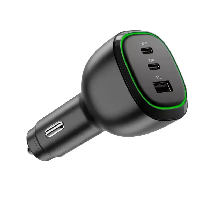 ALOGIC Rapid Power 165W USB-C automobilinis įkroviklis su 240W įkrovimo laidu