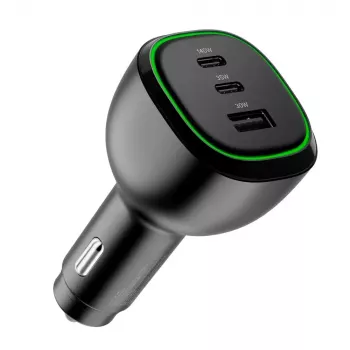 ALOGIC Rapid Power 165W USB-C automobilinis įkroviklis su 240W įkrovimo laidu