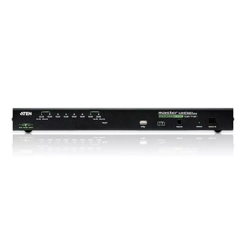 ATEN CS1708i 8 prievadų USB / PS/2 VGA KVM per IP jungiklis su USB periferiniu prievadu