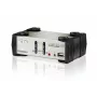 ATEN 2 prievadų USB - PS/2 VGA KVM jungiklis su garsu ir USB 2.0 stebulėle (įskaitant KVM kabelius)