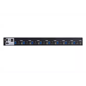 ATEN 8 prievadų USB 3.0 4K HDMI KVM jungiklis, 4096 x 2160 pikselių, 4K Ultra HD, 9,77 W, juodas