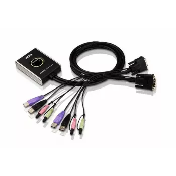 ATEN CS682 2 prievadų USB DVI KVM jungiklis su garsu
