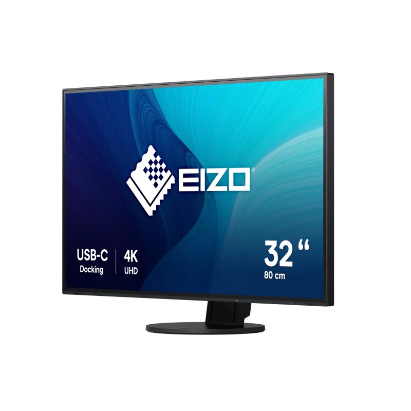 Eizo EV3285-BK 80 cm (31.5 inch) 4K Ultra HD LED monitor, IPS, USB-C, DisplayPort, HDMI, juodas