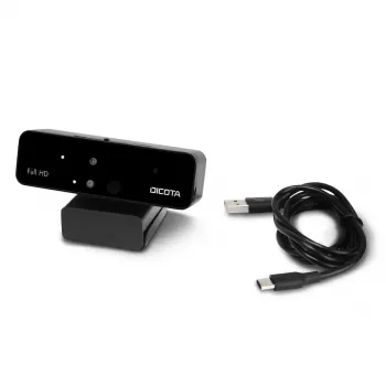 Internetinė kamera DICOTA D31892 Full HD 1902 x 1080 raiška USB juoda