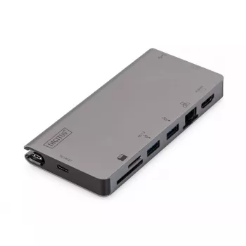 USB Type-C kelių prievadų kelioninis dokas Digitus DA-70877