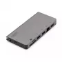 USB Type-C kelių prievadų kelioninis dokas Digitus DA-70877
