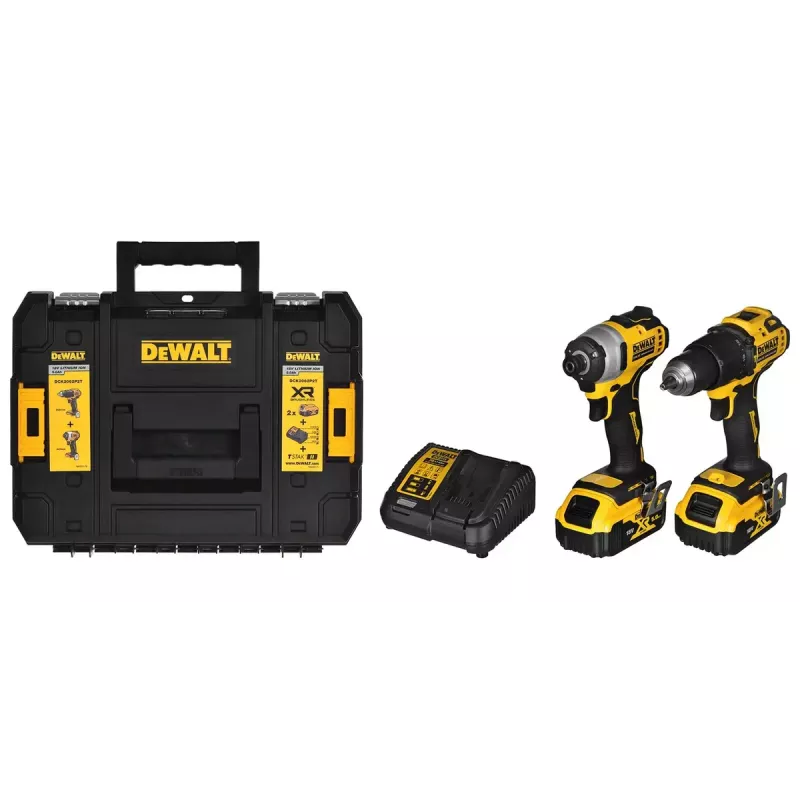 Belaidis sukamasis gręžtuvas DeWalt DCK2062D2T