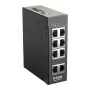 D-Link DIS-100E-8W 8 prievadų nevaldomas pramoninis Ethernet komutatorius