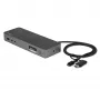 StarTech.com Universali nešiojamojo kompiuterio dokų stotelė, Hibridinė USB-C ir USB-A, Dvigubas 4K DP ir HDMI, 60W PD, Mac / Windows / Chrome OS, 4x USB 5Gbps šakotuvas, GbE