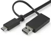 StarTech.com Universali nešiojamojo kompiuterio dokų stotelė, Hibridinė USB-C ir USB-A, Dvigubas 4K DP ir HDMI, 60W PD, Mac / Windows / Chrome OS, 4x USB 5Gbps šakotuvas, GbE