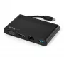 StarTech.com USB-C kelių prievadų adapteris su HDMI, VGA, Gigabit Ethernet ir USB 3.0 - USB-C į 4K HDMI arba 1080p VGA ekrano mini dokas - USB Type-C kelioninis dokas, skirtas USB-C nešiojamiesiems kompiuteriams