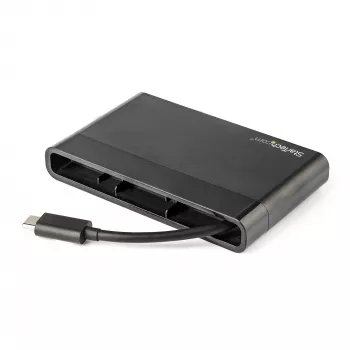 StarTech.com USB-C kelių prievadų adapteris su HDMI, VGA, Gigabit Ethernet ir USB 3.0 - USB-C į 4K HDMI arba 1080p VGA ekrano mini dokas - USB Type-C kelioninis dokas, skirtas USB-C nešiojamiesiems kompiuteriams