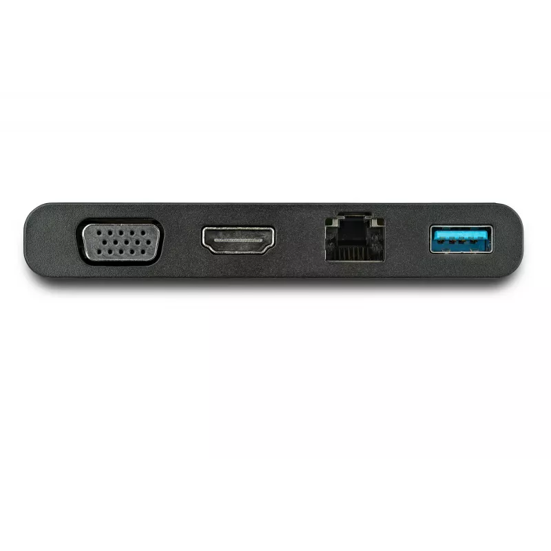 StarTech.com USB-C kelių prievadų adapteris su HDMI, VGA, Gigabit Ethernet ir USB 3.0 - USB-C į 4K HDMI arba 1080p VGA ekrano mini dokas - USB Type-C kelioninis dokas, skirtas USB-C nešiojamiesiems kompiuteriams