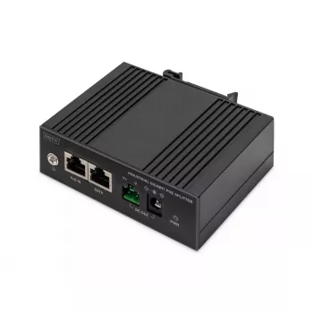 Digitus Gigabit Ethernet PoE skirstytuvas pramoninis 60W IEEE 802.3af 802.3at 802.3bt