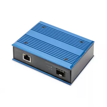 Digitus DN-652104-1 Medienų keitiklis 10/100/1000Base-TX PoE į 1000Base-FX 1000 Mbit/s