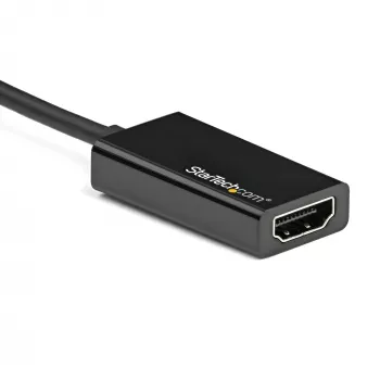 StarTech.com DisplayPort į HDMI adapteris – 4K 60Hz aktyvus DP 1.4 į HDMI 2.0 vaizdo keitiklis – DP į HDMI monitoriui/TV/ekranui – užfiksuojanti DP jungtis