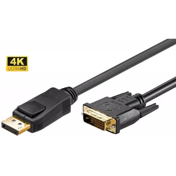 Microconnect DP-DVI-MM-200 vaizdo kabelio adapteris 2 m DisplayPort Juoda