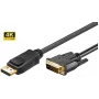 Microconnect DP-DVI-MM-300 vaizdo kabelio adapteris 3 m DisplayPort Juoda