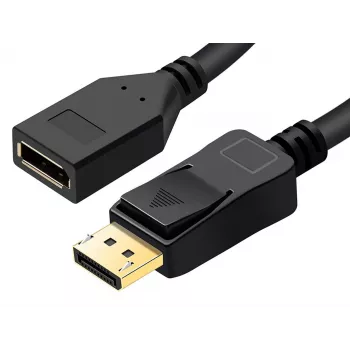 Microconnect DP-MFG-200 DisplayPort kabelis 2 m Juodas