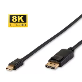 Microconnect DP-MMG-100MBV1.4 DisplayPort kabelis 1 m Mini DisplayPort juodas