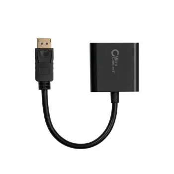 Microconnect DPVGA15CM vaizdo kabelio adapteris 0,15 m DisplayPort VGA (D-Sub) juodas