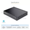 StarTech.com nevaldomas 2,5G jungiklis - 5 prievadų gigabitas - 2,5GBASE-T nevaldomas Ethernet jungiklis - Ethernet skirstytuvas - bėgeliams arba ant sienos - multi-gigabitas - Auto-MDIX - 9K dideli rėmeliai