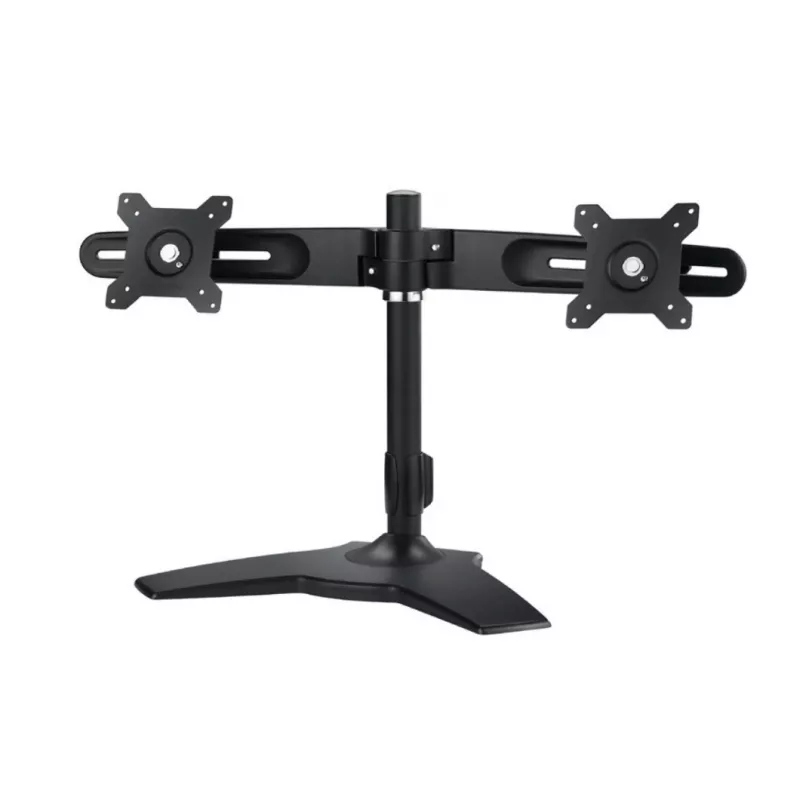 AG Neovo DMS-01D dvigubas darbastalio laikiklis 15–24 colių (61 cm) monitoriams, VESA, iki 12 kg kiekvienam