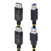 StarTech.com 1,8 m DP + USB 3.0 KVM kabelis, 4K 60Hz, DP 1.2 / USB 3.0 kombinuotas kabelis KVM jungikliams