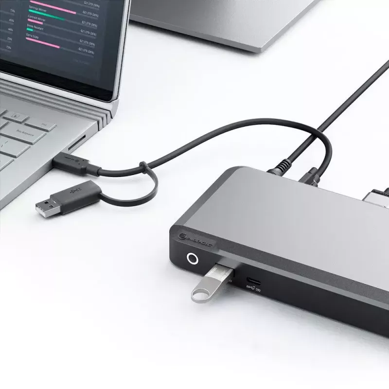 Docking stotelė ALOGIC DX2 Dual 4K Display