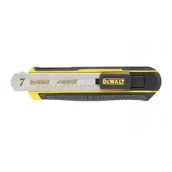 Komunalinis peilis DeWALT DWHT0-10249 – nerūdijančio plieno geležtė 18 mm, juoda/geltona
