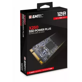 SSD diskas Emtec 128 GB M.2 Serial ATA III X250
