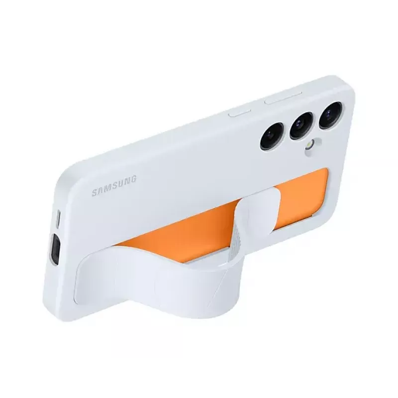 Dangtelis Samsung Galaxy S24+ šviesiai mėlynas monochromatinis stalinis stovas
