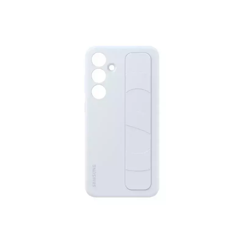 Dangtelis Samsung Galaxy S24+ šviesiai mėlynas monochromatinis stalinis stovas