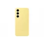 Dangtelis Samsung Galaxy S24 FE Silikoninis Dėklas Monochromatic Geltonas