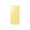 Dangtelis Samsung Galaxy S24 FE Silikoninis Dėklas Monochromatic Geltonas