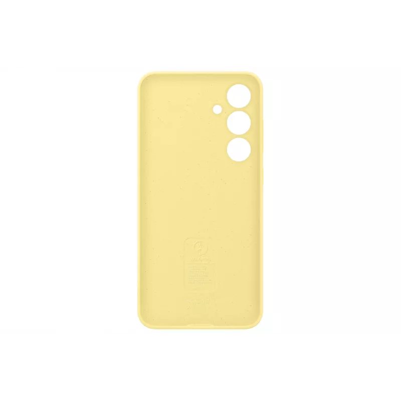 Dangtelis Samsung Galaxy S24 FE Silikoninis Dėklas Monochromatic Geltonas