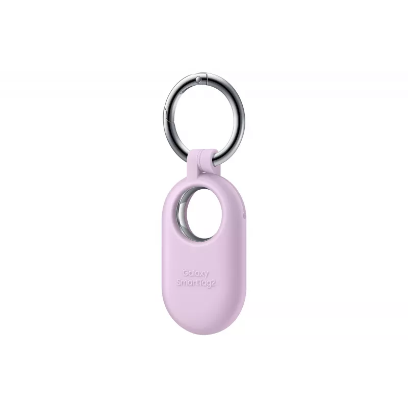 Samsung Galaxy SmartTag2 silikoninis dėklas su karabinu, levandinis, EF-PT560CVEGWW