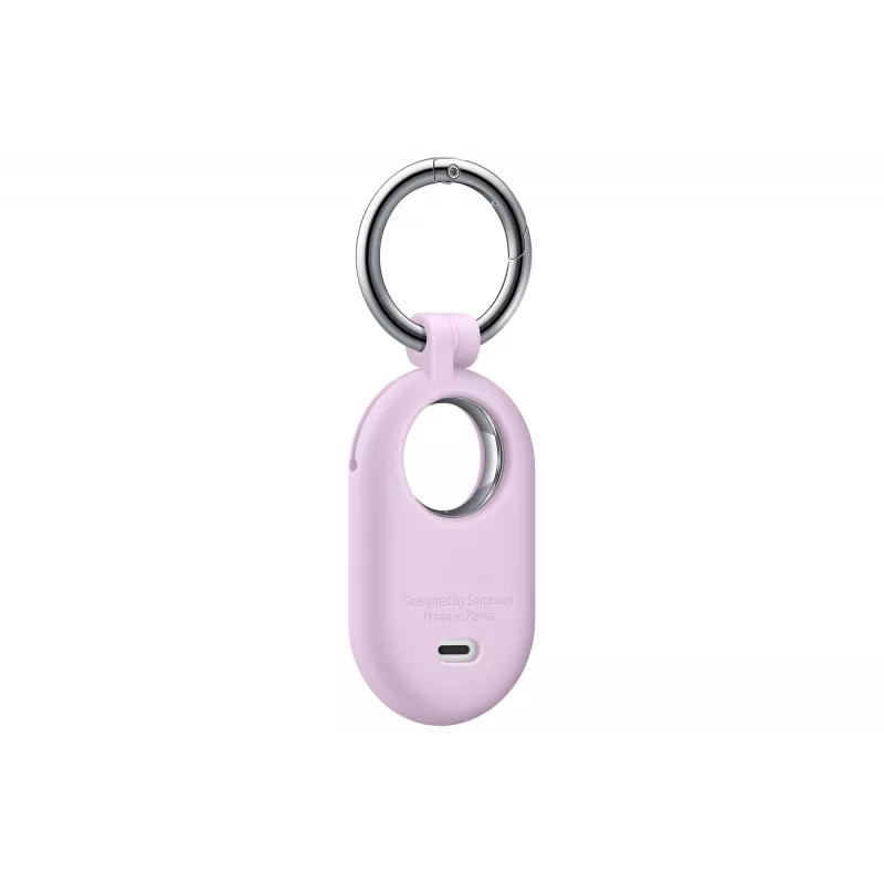 Samsung Galaxy SmartTag2 silikoninis dėklas su karabinu, levandinis, EF-PT560CVEGWW