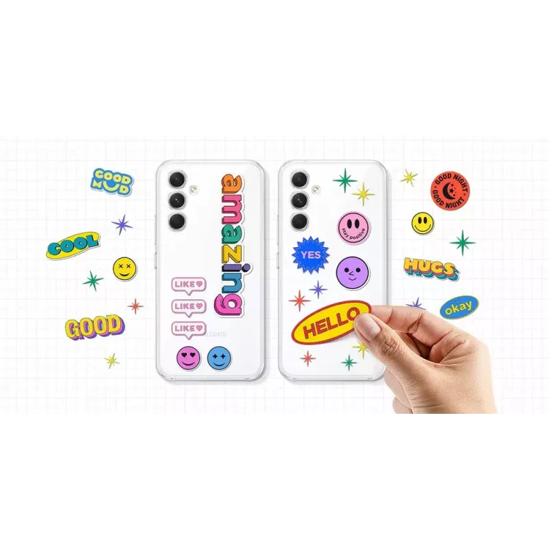 Samsung EF-QA546 dėklas mobiliesiems telefonams 16,3 cm (6,4 colio) Dangtelis Skaidrus