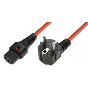 Microconnect EL248S maitinimo laidas oranžinis 3 m C13 jungtimi