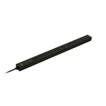 APC Easy Basic Rack PDU EPDU1116B, 0U, 1 fazė, 3,7 kW, 230 V, 16 A, 20 x C13 ir 4 x C19, IEC60309 2P+E