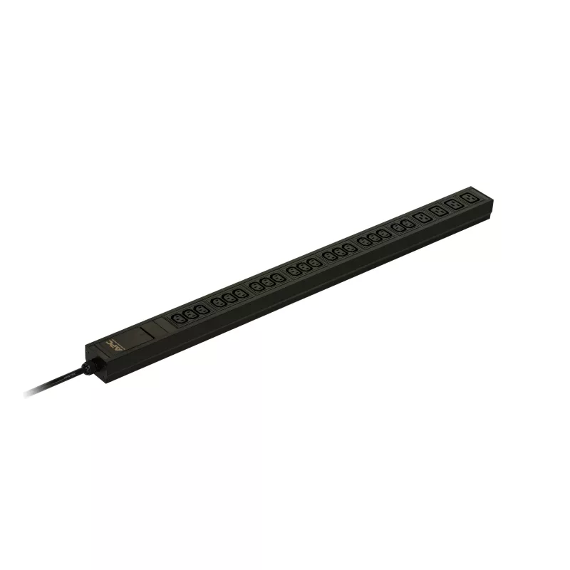 APC Easy Basic Rack PDU EPDU1116B, 0U, 1 fazė, 3,7 kW, 230 V, 16 A, 20 x C13 ir 4 x C19, IEC60309 2P+E